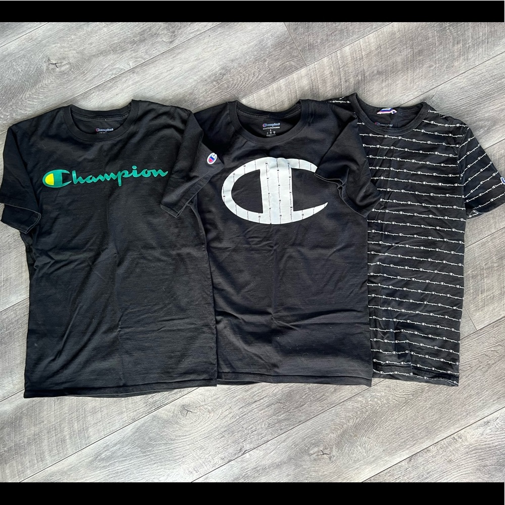 Lot of Three (3) Mens Champion T-Shirts
